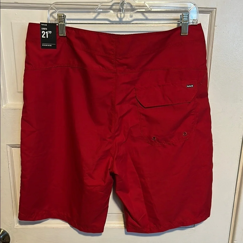 Hurley Men's Red Swim Shorts